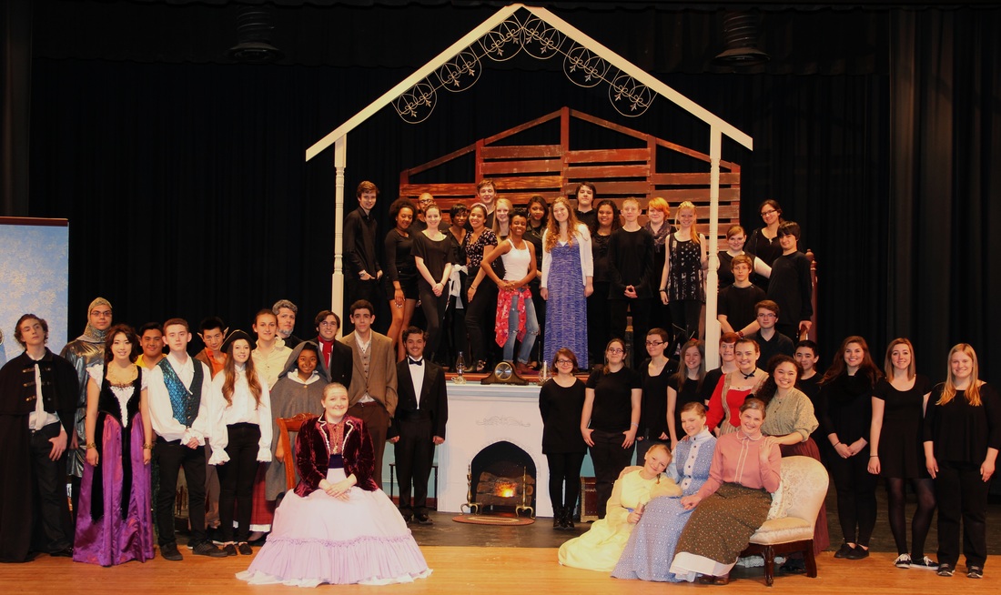 2015 Cast and Crew of Little Women, Grafton High School, Grafton, Virginia