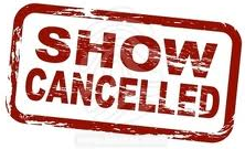 Show cancelled sign