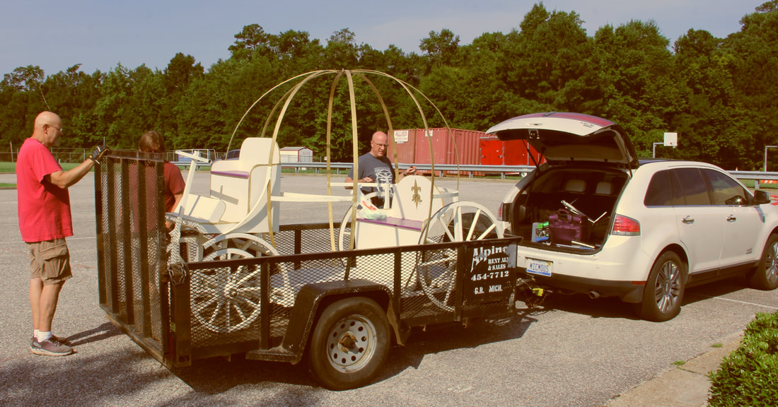 Cinderella carriage loaded