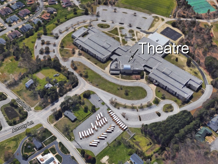 Aerial view of Grafton High School, Yorktown, Virginia