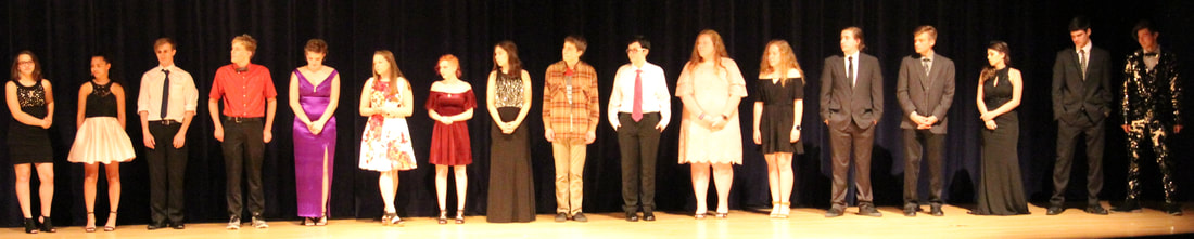 New Thespian Troupe 6001 inductees