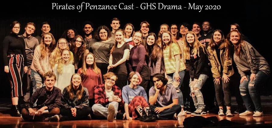 Pirates of Penzance Cast, GHS Drama, May 2020