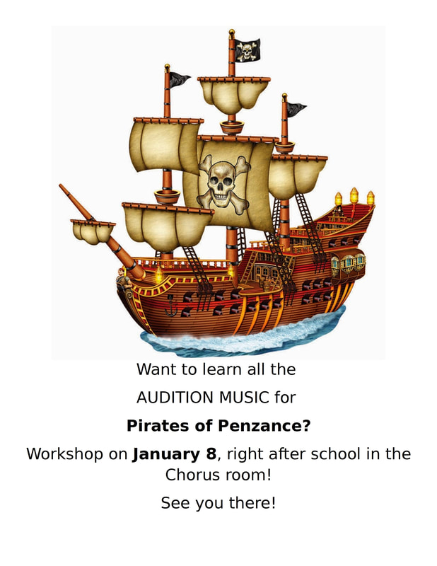 Pirates of Penzance Audition Music Workshop